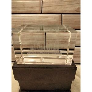 Paper weight twin towers memorabilia